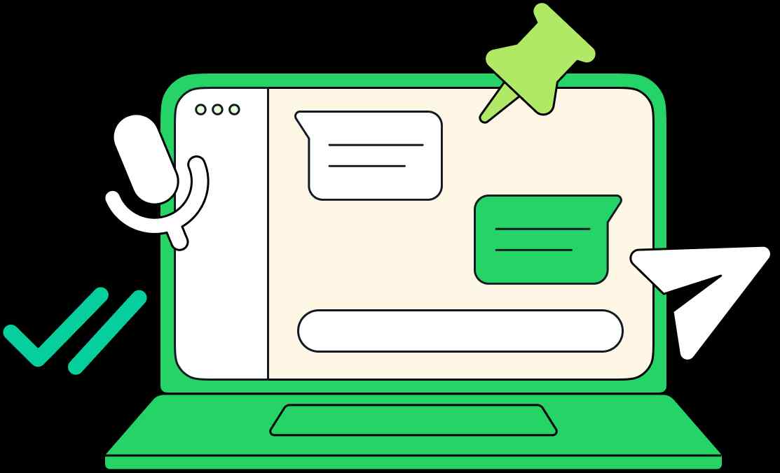 WhatsApp 介面預覽