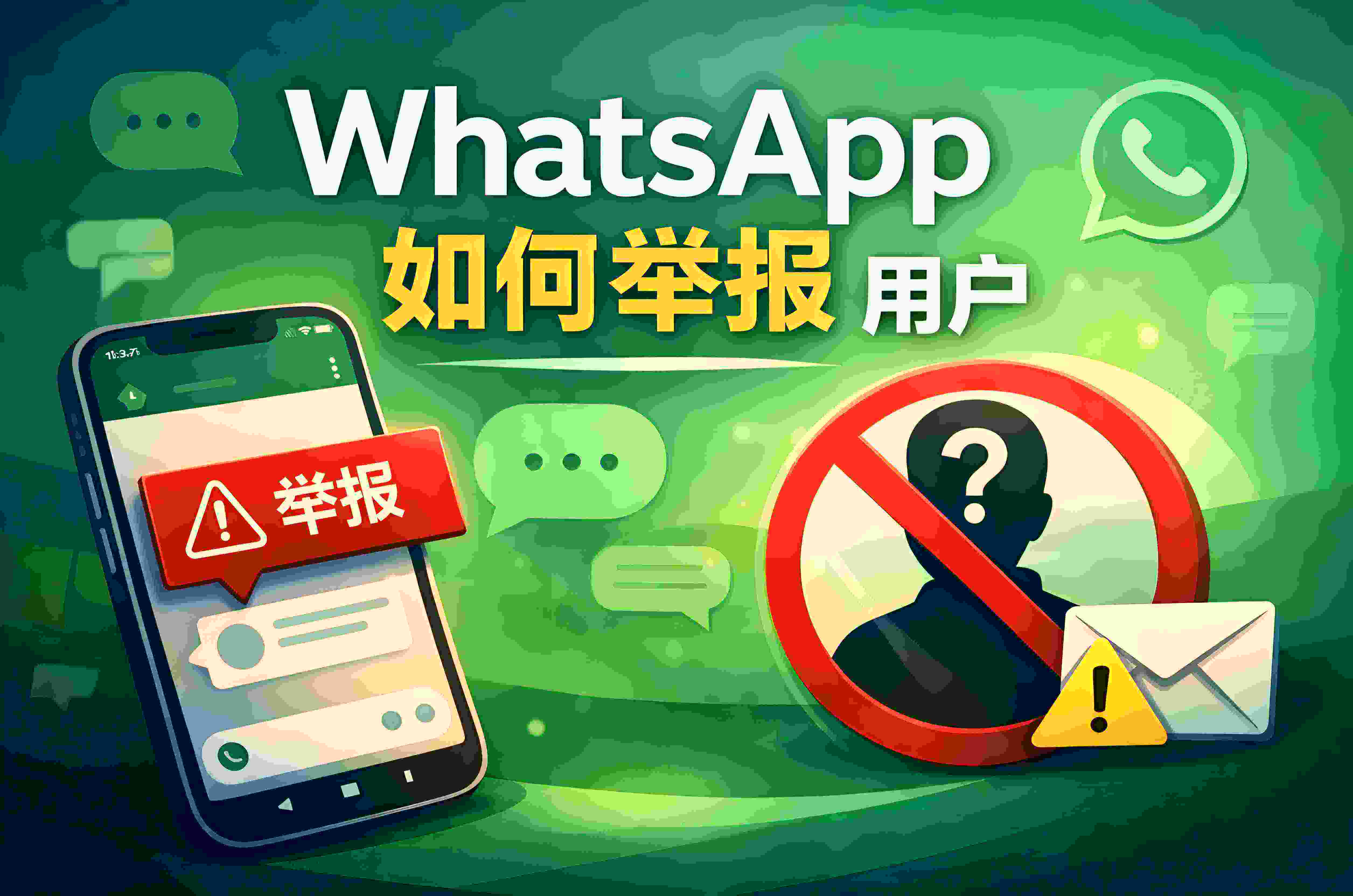 在 WhatsApp 上檢舉對方時,對方會收到通知嗎?